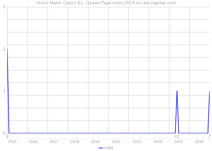 Victor Matin Castro S.L. (Spain) Page visits 2024 