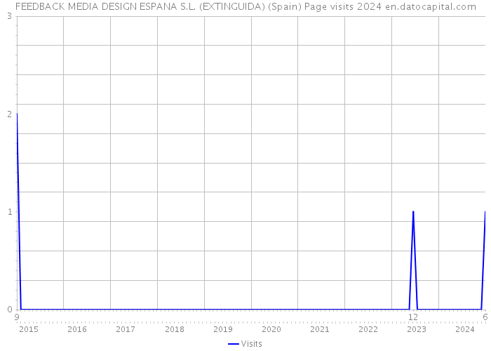 FEEDBACK MEDIA DESIGN ESPANA S.L. (EXTINGUIDA) (Spain) Page visits 2024 