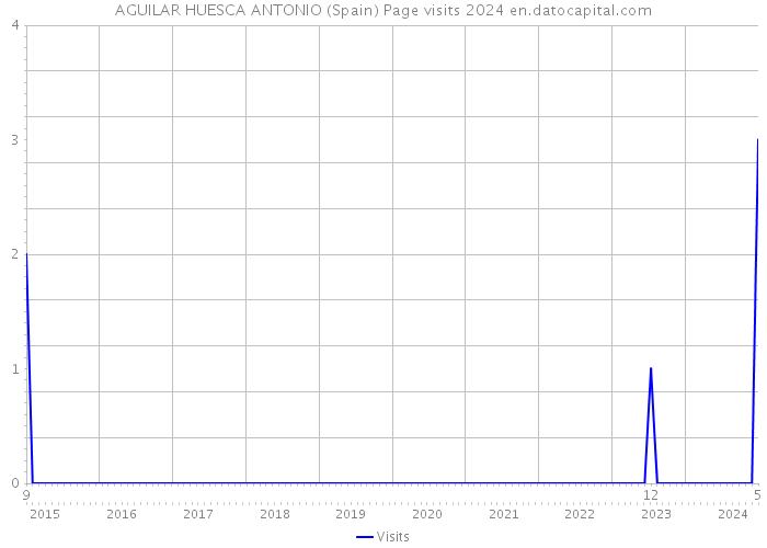 AGUILAR HUESCA ANTONIO (Spain) Page visits 2024 