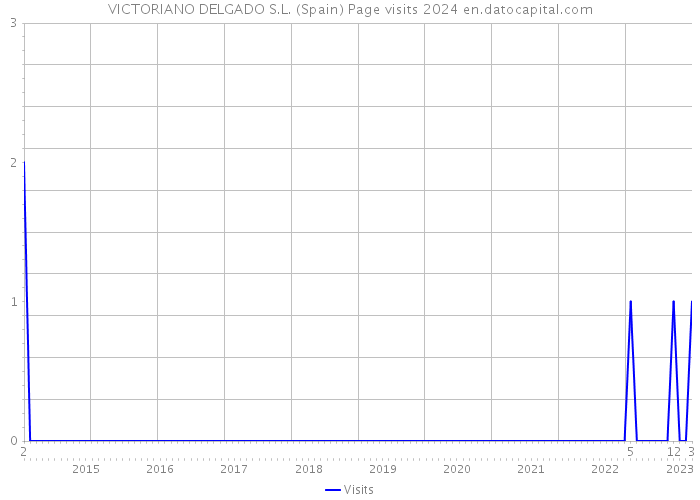 VICTORIANO DELGADO S.L. (Spain) Page visits 2024 