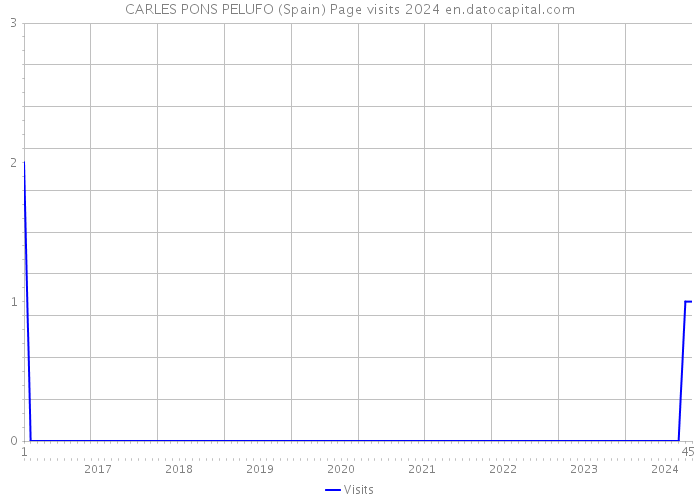 CARLES PONS PELUFO (Spain) Page visits 2024 