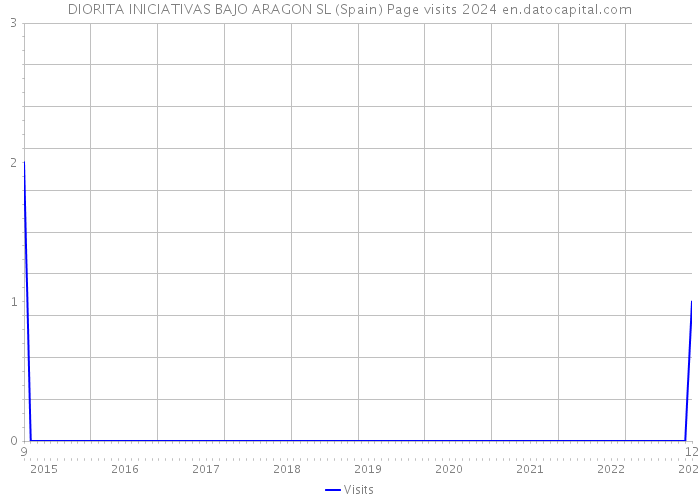 DIORITA INICIATIVAS BAJO ARAGON SL (Spain) Page visits 2024 