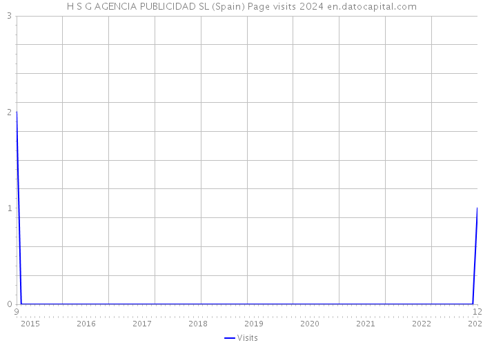 H S G AGENCIA PUBLICIDAD SL (Spain) Page visits 2024 