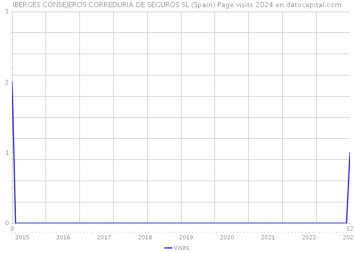 IBERGES CONSEJEROS CORREDURIA DE SEGUROS SL (Spain) Page visits 2024 