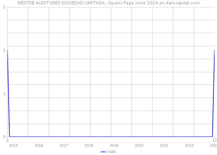 MESTRE AUDITORES SOCIEDAD LIMITADA. (Spain) Page visits 2024 