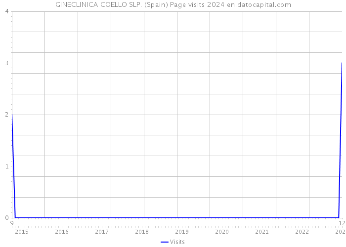GINECLINICA COELLO SLP. (Spain) Page visits 2024 