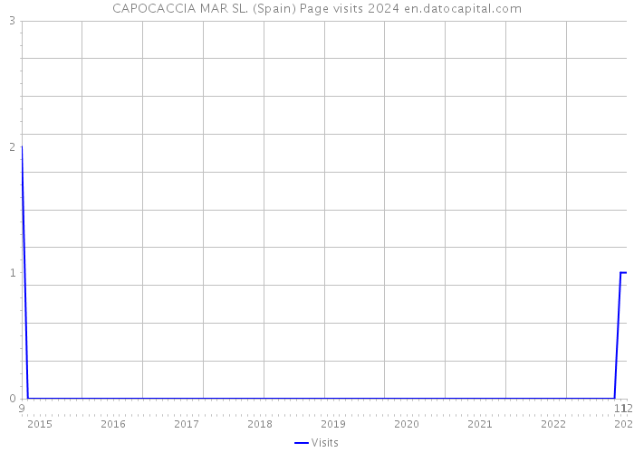 CAPOCACCIA MAR SL. (Spain) Page visits 2024 