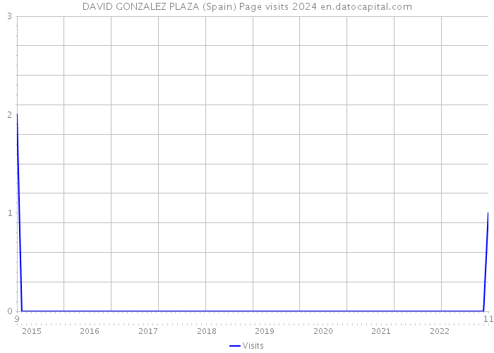 DAVID GONZALEZ PLAZA (Spain) Page visits 2024 