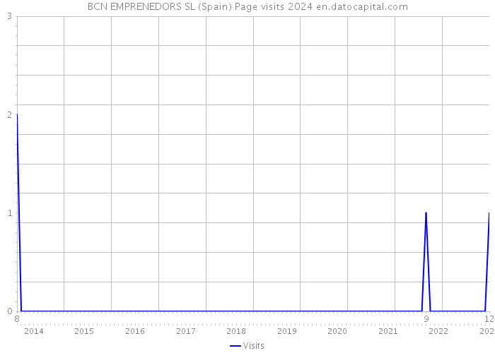 BCN EMPRENEDORS SL (Spain) Page visits 2024 