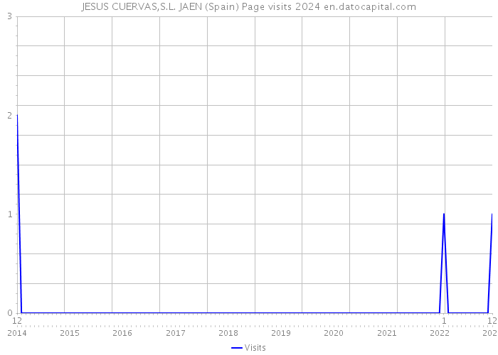 JESUS CUERVAS,S.L. JAEN (Spain) Page visits 2024 