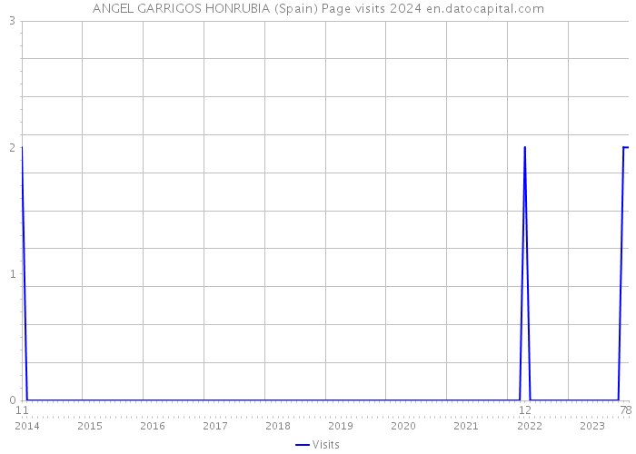 ANGEL GARRIGOS HONRUBIA (Spain) Page visits 2024 