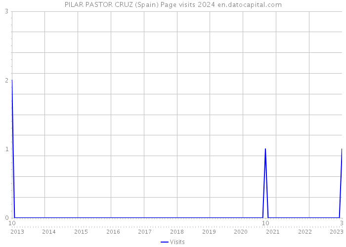 PILAR PASTOR CRUZ (Spain) Page visits 2024 