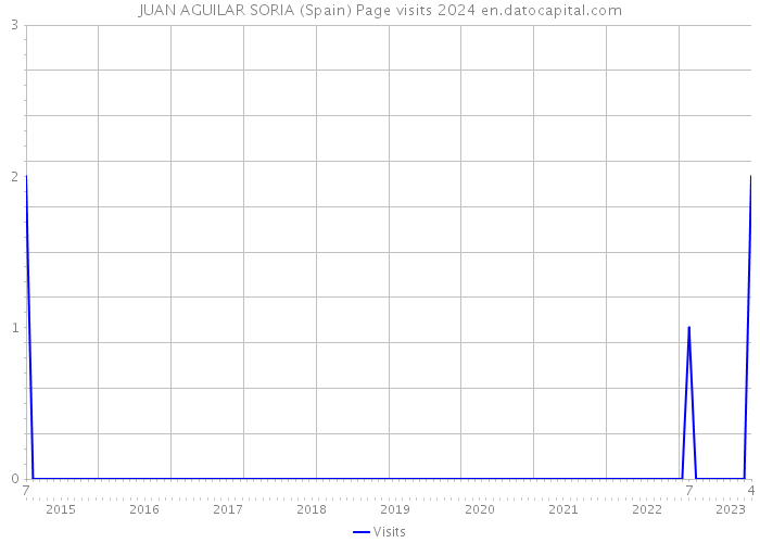 JUAN AGUILAR SORIA (Spain) Page visits 2024 