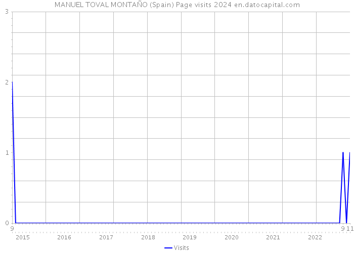 MANUEL TOVAL MONTAÑO (Spain) Page visits 2024 