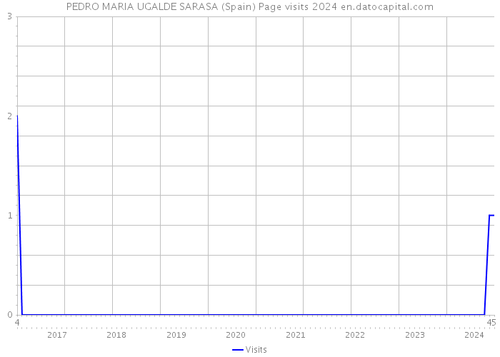 PEDRO MARIA UGALDE SARASA (Spain) Page visits 2024 