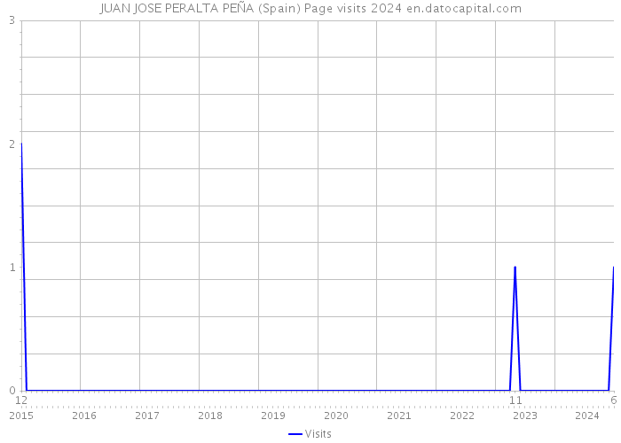 JUAN JOSE PERALTA PEÑA (Spain) Page visits 2024 