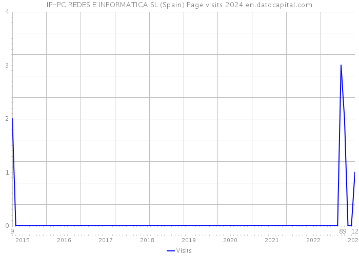IP-PC REDES E INFORMATICA SL (Spain) Page visits 2024 