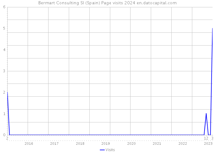 Bermart Consulting Sl (Spain) Page visits 2024 