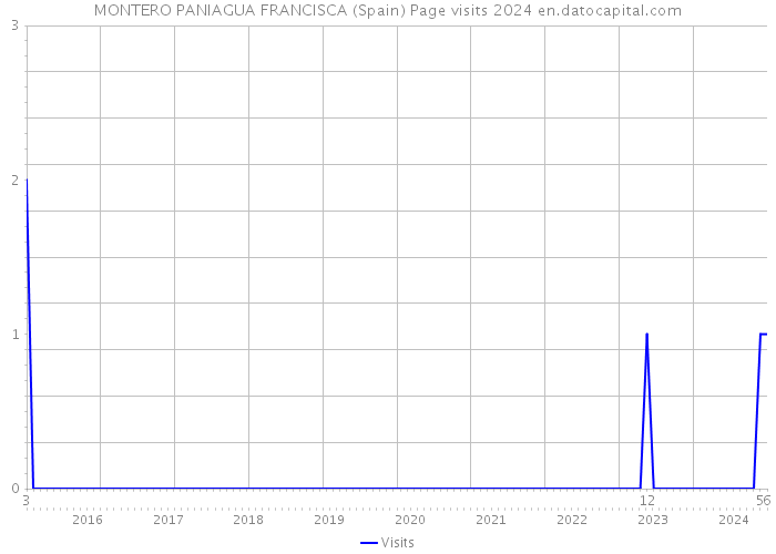 MONTERO PANIAGUA FRANCISCA (Spain) Page visits 2024 