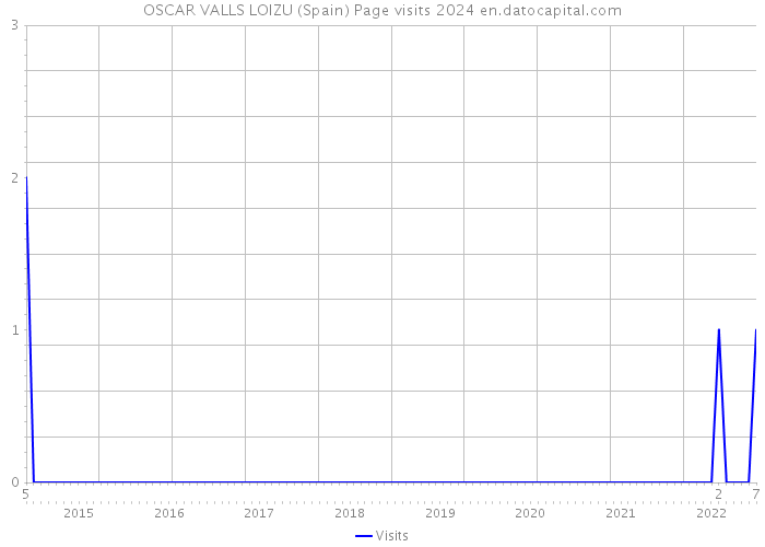 OSCAR VALLS LOIZU (Spain) Page visits 2024 