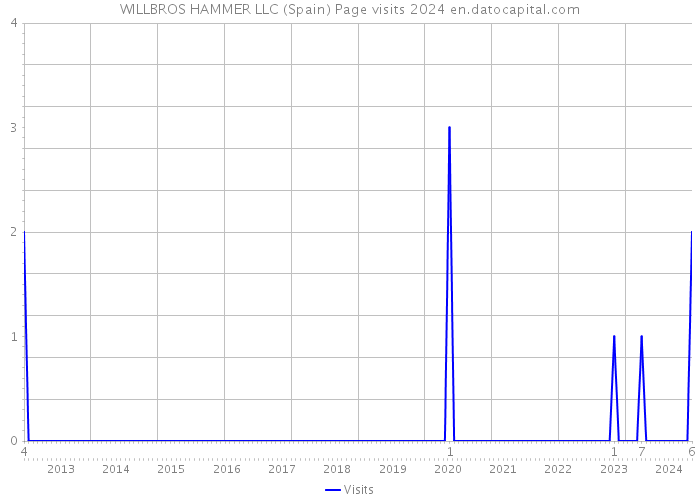 WILLBROS HAMMER LLC (Spain) Page visits 2024 