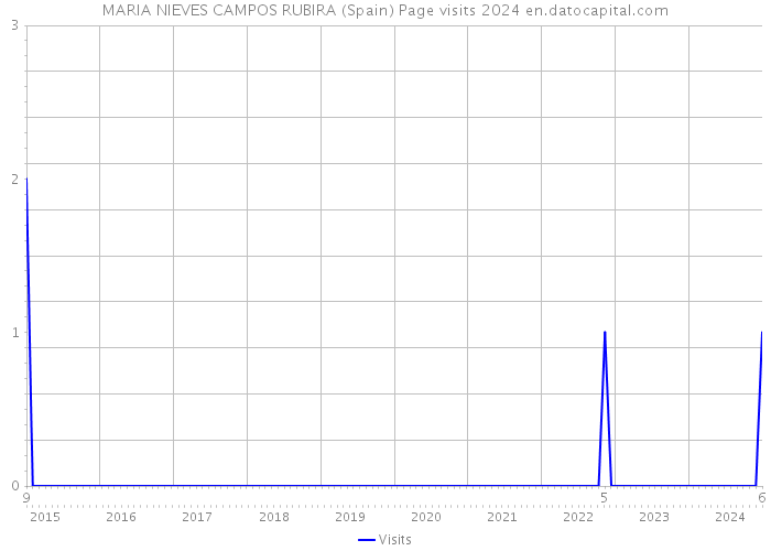 MARIA NIEVES CAMPOS RUBIRA (Spain) Page visits 2024 