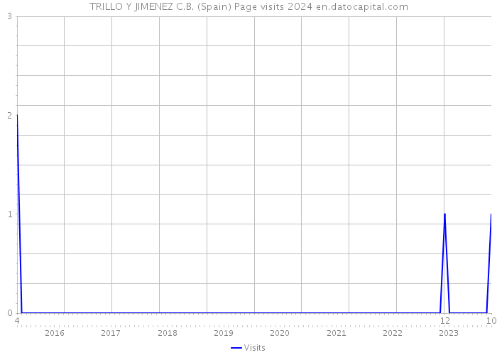 TRILLO Y JIMENEZ C.B. (Spain) Page visits 2024 