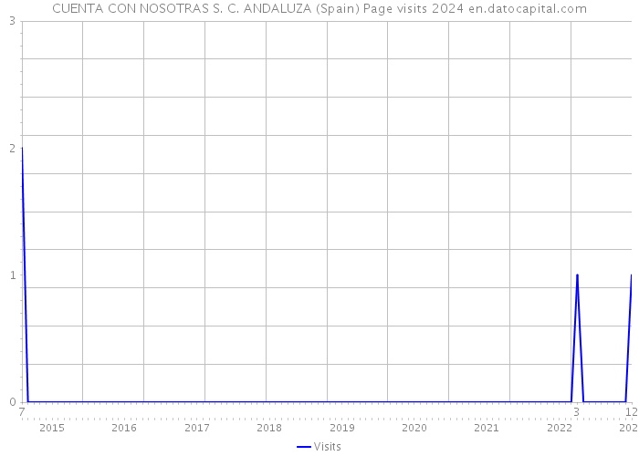 CUENTA CON NOSOTRAS S. C. ANDALUZA (Spain) Page visits 2024 