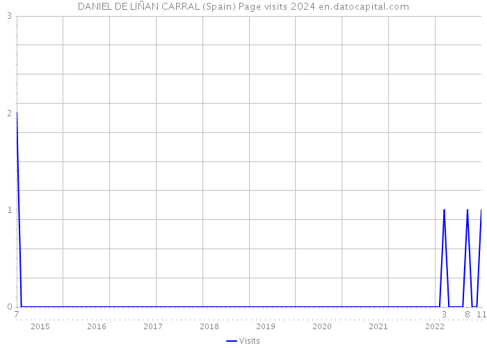 DANIEL DE LIÑAN CARRAL (Spain) Page visits 2024 