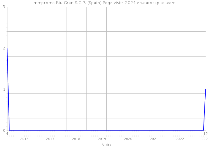 Immpromo Riu Gran S.C.P. (Spain) Page visits 2024 