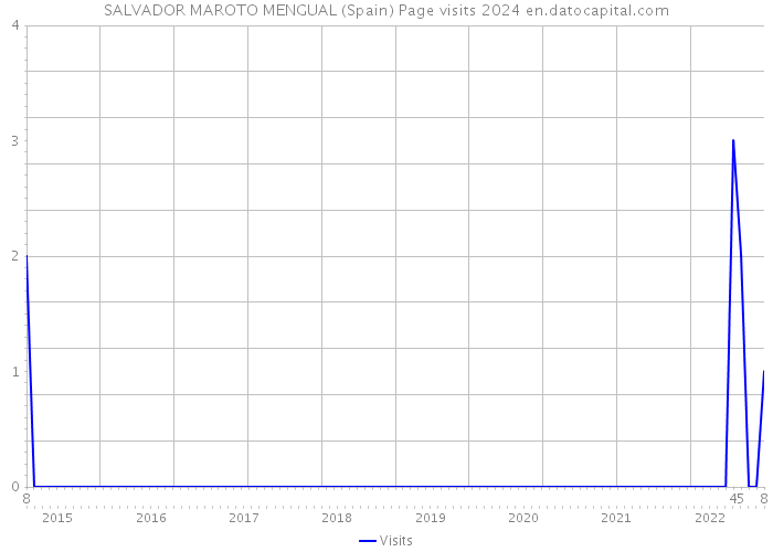 SALVADOR MAROTO MENGUAL (Spain) Page visits 2024 