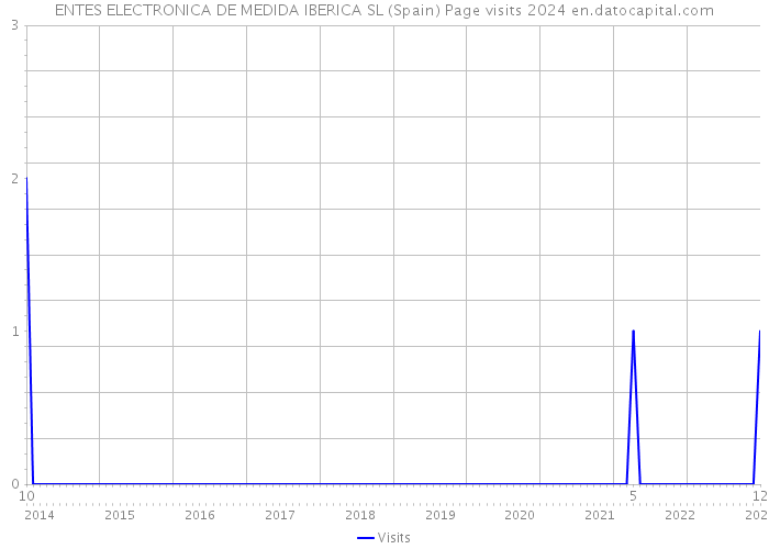 ENTES ELECTRONICA DE MEDIDA IBERICA SL (Spain) Page visits 2024 