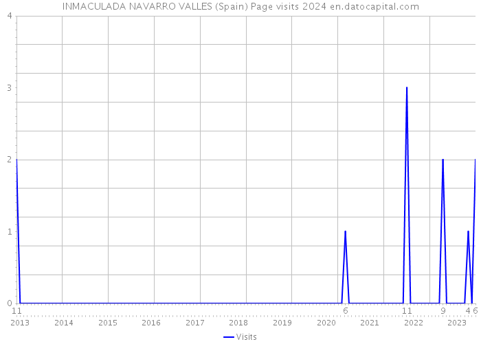 INMACULADA NAVARRO VALLES (Spain) Page visits 2024 