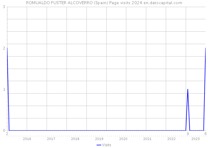 ROMUALDO FUSTER ALCOVERRO (Spain) Page visits 2024 