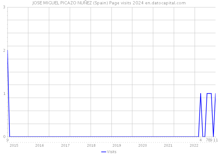 JOSE MIGUEL PICAZO NUÑEZ (Spain) Page visits 2024 