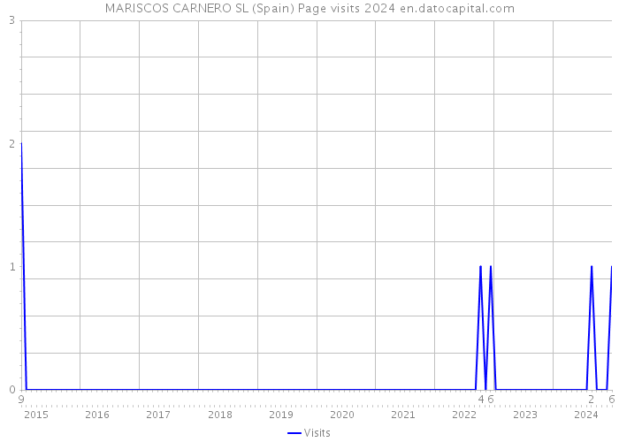 MARISCOS CARNERO SL (Spain) Page visits 2024 