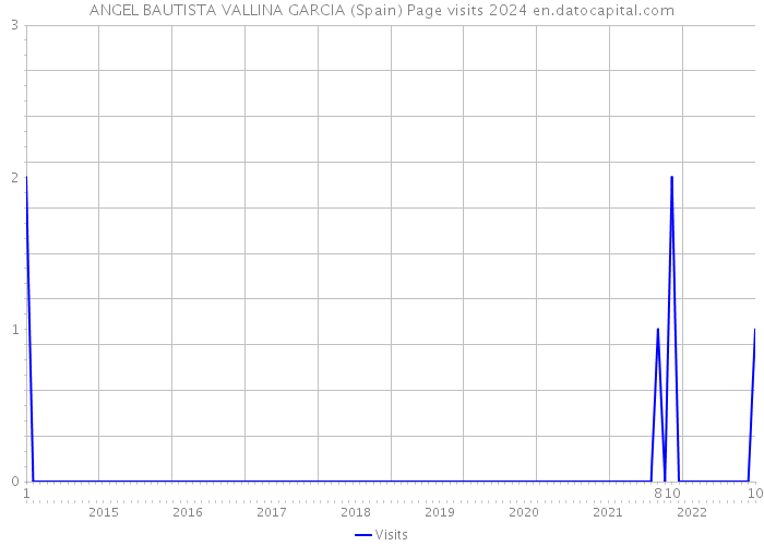 ANGEL BAUTISTA VALLINA GARCIA (Spain) Page visits 2024 
