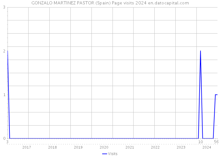 GONZALO MARTINEZ PASTOR (Spain) Page visits 2024 