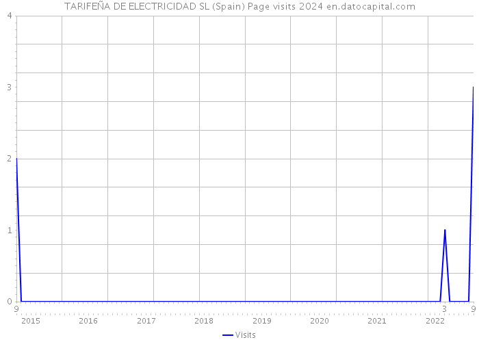 TARIFEÑA DE ELECTRICIDAD SL (Spain) Page visits 2024 