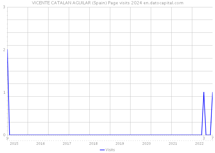 VICENTE CATALAN AGUILAR (Spain) Page visits 2024 