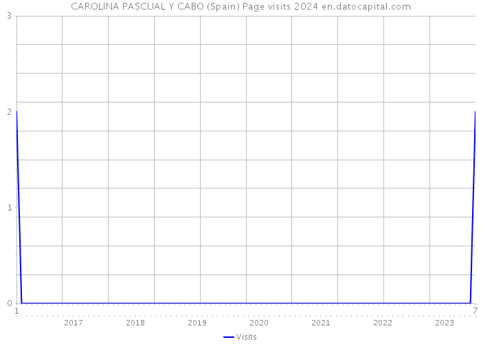 CAROLINA PASCUAL Y CABO (Spain) Page visits 2024 