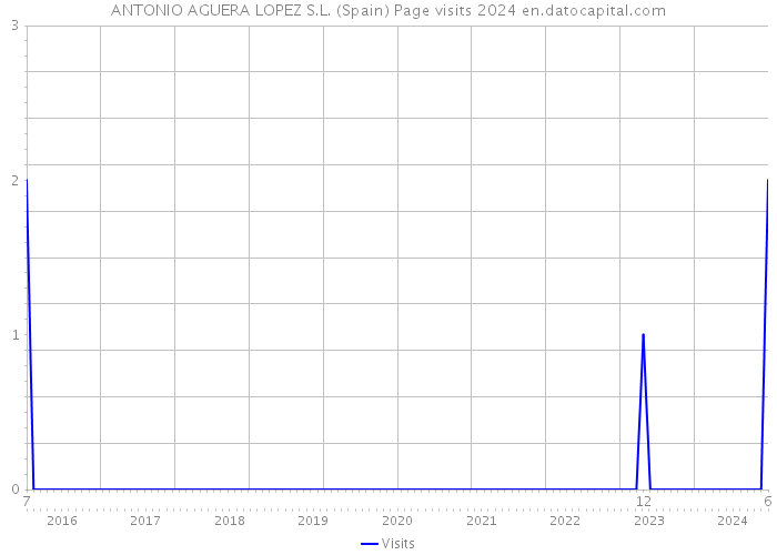 ANTONIO AGUERA LOPEZ S.L. (Spain) Page visits 2024 