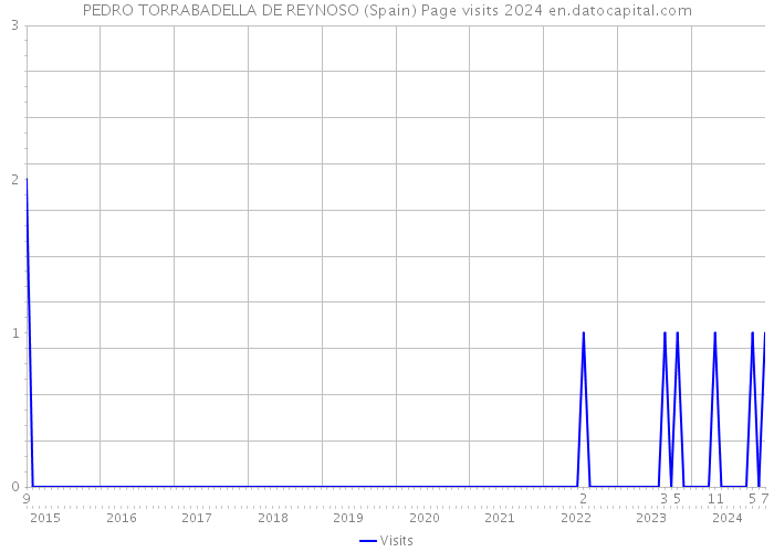 PEDRO TORRABADELLA DE REYNOSO (Spain) Page visits 2024 