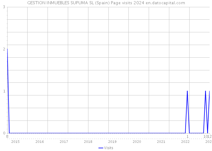 GESTION INMUEBLES SUPUMA SL (Spain) Page visits 2024 