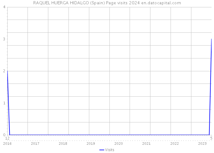 RAQUEL HUERGA HIDALGO (Spain) Page visits 2024 