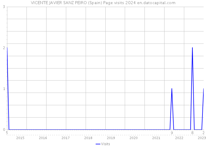VICENTE JAVIER SANZ PEIRO (Spain) Page visits 2024 