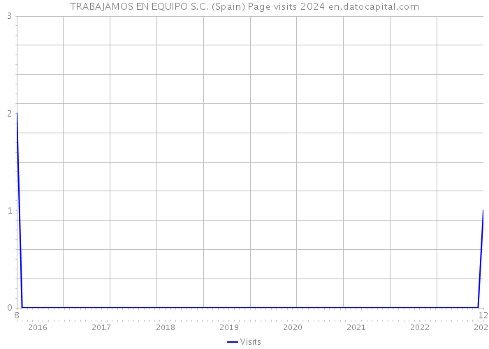 TRABAJAMOS EN EQUIPO S.C. (Spain) Page visits 2024 