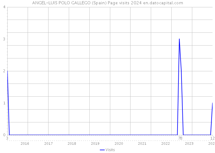 ANGEL-LUIS POLO GALLEGO (Spain) Page visits 2024 