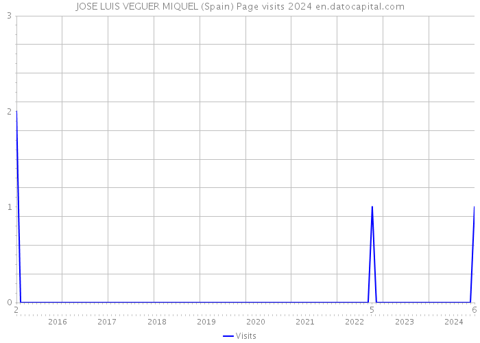 JOSE LUIS VEGUER MIQUEL (Spain) Page visits 2024 