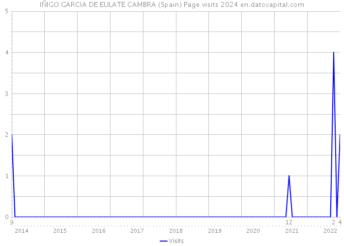 IÑIGO GARCIA DE EULATE CAMBRA (Spain) Page visits 2024 